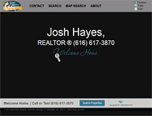 Tablet Screenshot of joshhayeshomes.com